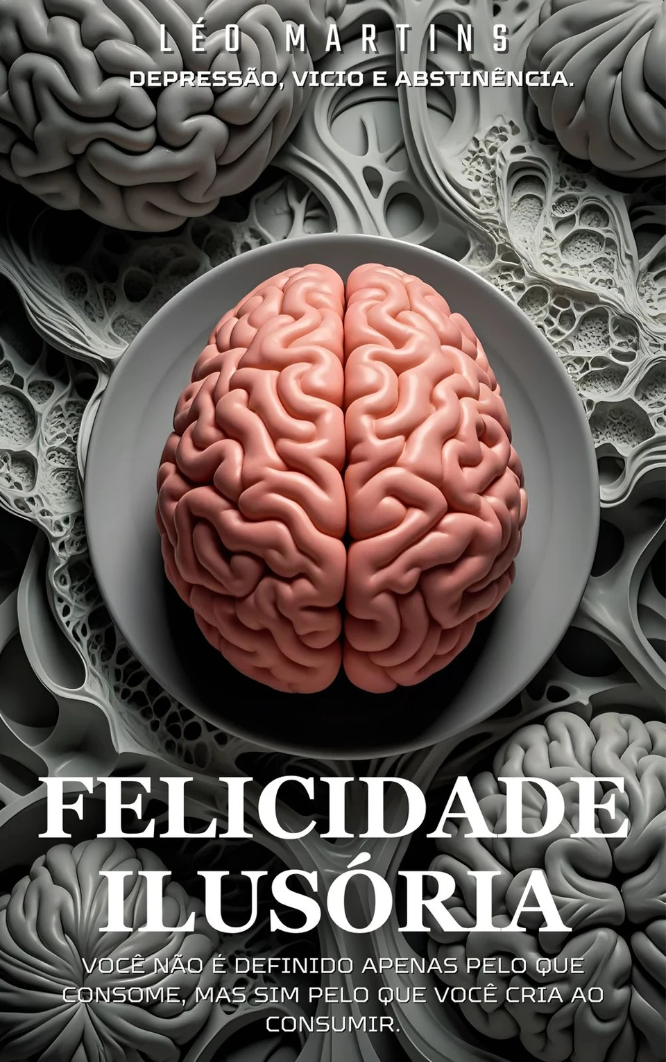 Capa do livro Felicidade Ilusória, de Léo Martins